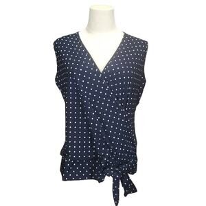 Perseption Concepts Polka Dot Top NWT